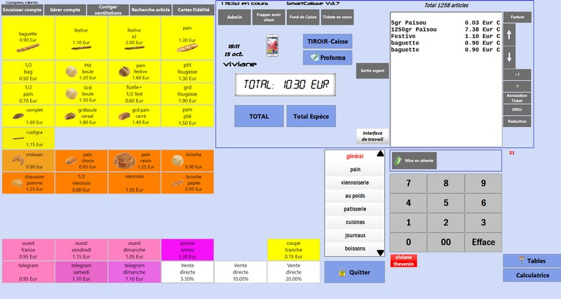 logiciel caisse boulangerie